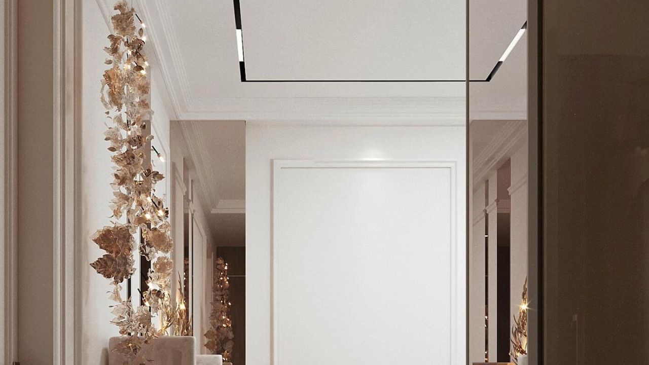 Фото Убежище тишины: матовый потолок в современной спальне с элементами натуральности - 1