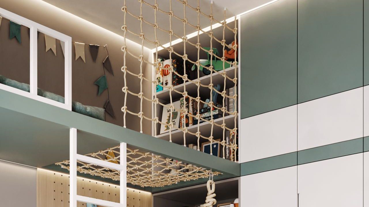 Фото Световая геометрия: парящий потолок для спальни в духе современного минимализма - 2