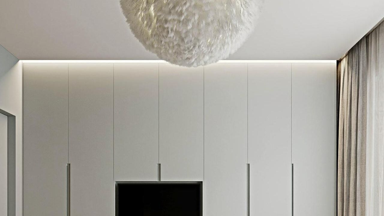 Фото Невесомый парящий потолок для спальни в стиле современный минимализм - 4